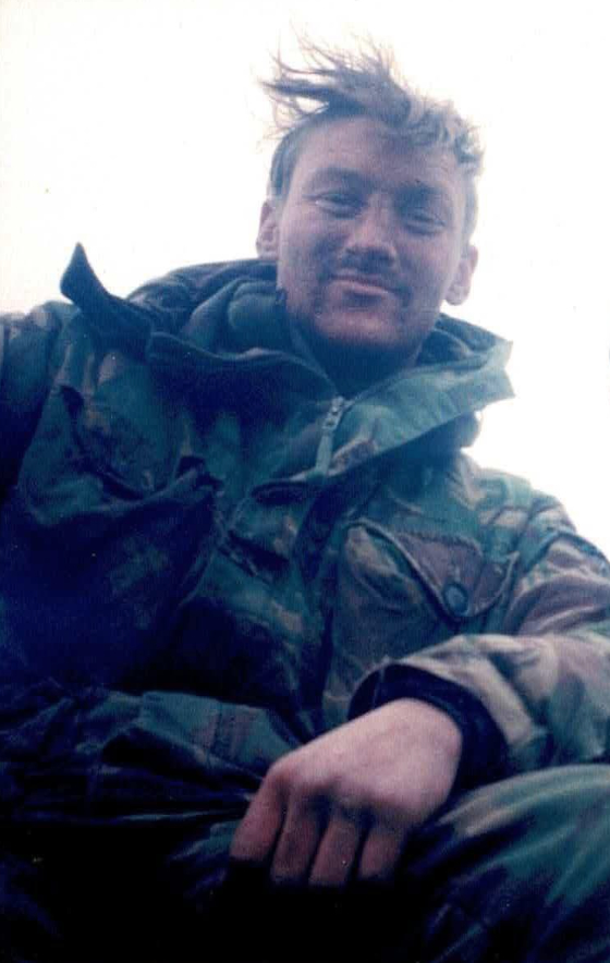 Photo of Peter Pile in the British Army.