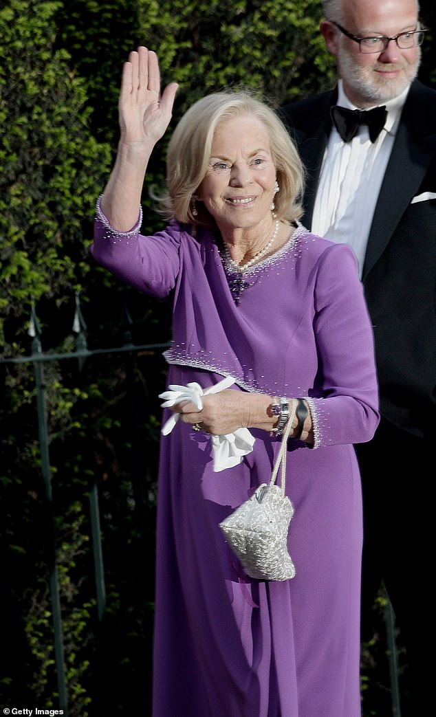 Katharine, Duchess of Kent, attends a gala pre-wedding dinner held at the Mandarin Oriental Hyde Park on April 28 2011