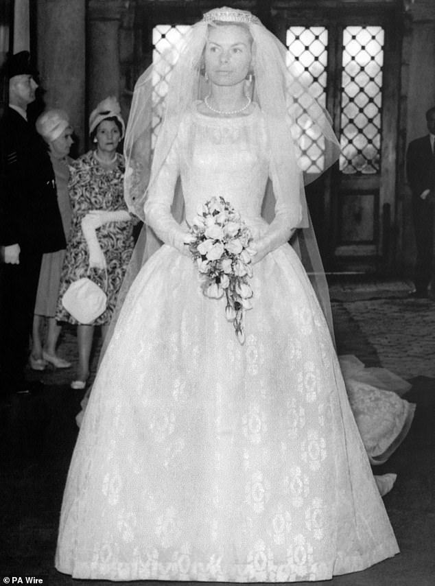 Katharine Worsley leaving her Hovingham Hall home for York Minster where she was to become the Duchess of Kent on her marriage to Duke of Kent on June 8, 1961