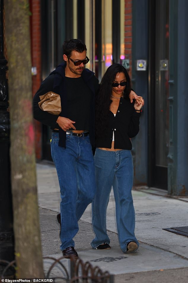 They even appear to be matching in their wardrobe choices