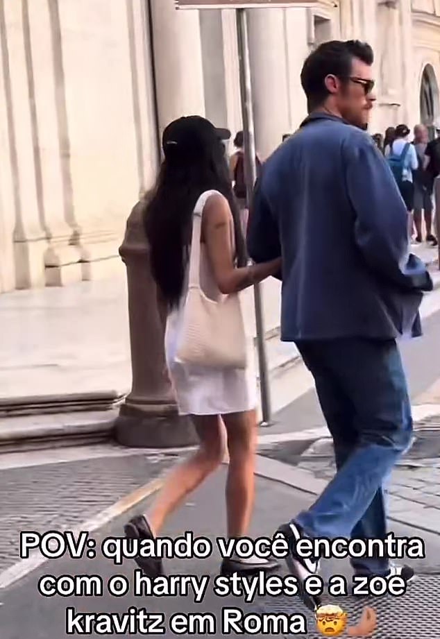The spark was just as evident when they strolled through Rome