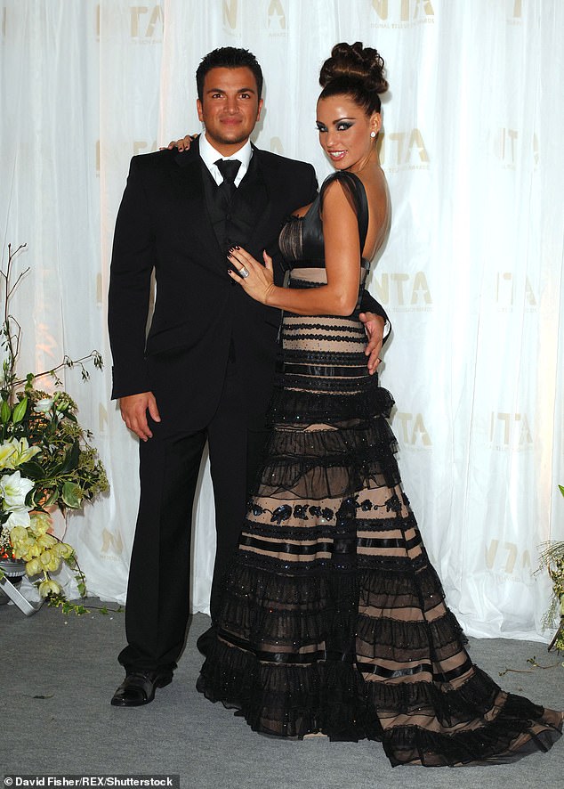 The Daily Mail Entertainment YouTube show gives a rare insight into the ongoing feud between Katie Price and her ex-husband Peter Andre [pictured here in 2006 with Katie]