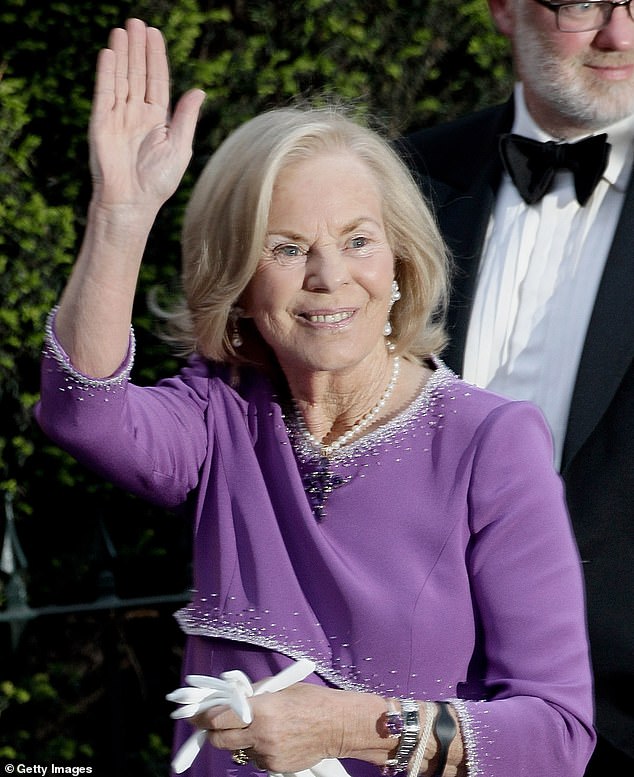 With her unmistakable silvery blonde bob, she was an ethereal beauty, elegant and stylish who, long before Princess Diana , was the royals’ queen of compassion. Pictured: the Duchess of Kent in April 2011