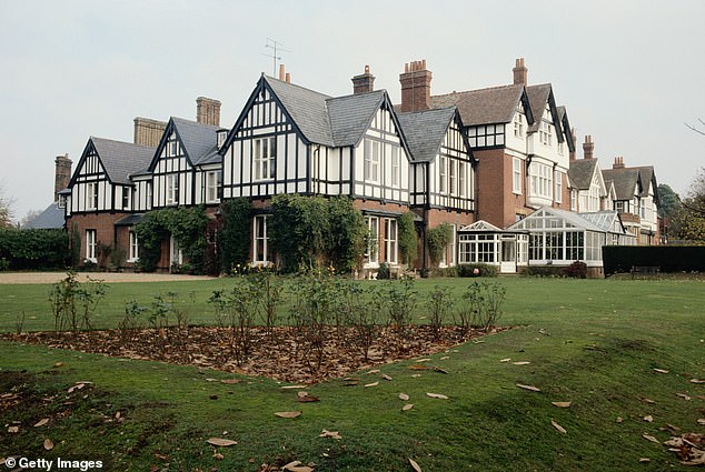 Katharine was the much-loved daughter of a rich Yorkshire landowner, Sir William Worsley, whom she worshipped. Hers was an idyllic and secure childhood. The duke’s prep school days at Ludgrove (pictured) – where William and Harry were later pupils – were miserable