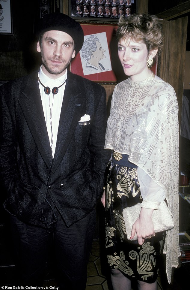 John admitted their brief relationship while filming cost him more than he ever expected as his marriage to Glenne began unravelling at home (pictured with his ex wife Gienne)