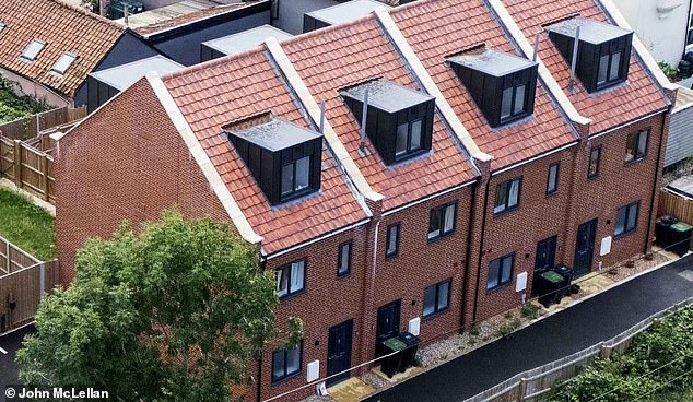 Until recently, the houses contained flats for Skegness people of all ages who paid £500 or so a month to live in them