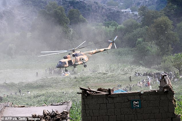 It comes after the UN said on Tuesday that the disaster on Sunday could impact 'hundreds of thousands'. Indrika Ratwatte, its human coordinator in the country, said: 'We think potentially the impacted individuals would go up to almost into the hundreds of thousands
