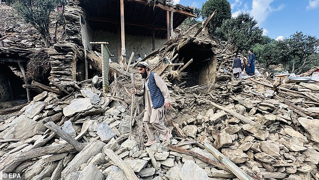 Taliban spokesman Hamdullah Fitrat, who provided the updated casualty figures, also said that rescue and search efforts remained 'ongoing'. 'Tents have been set up for people, and the delivery of first aid and emergency supplies is ongoing,' he said