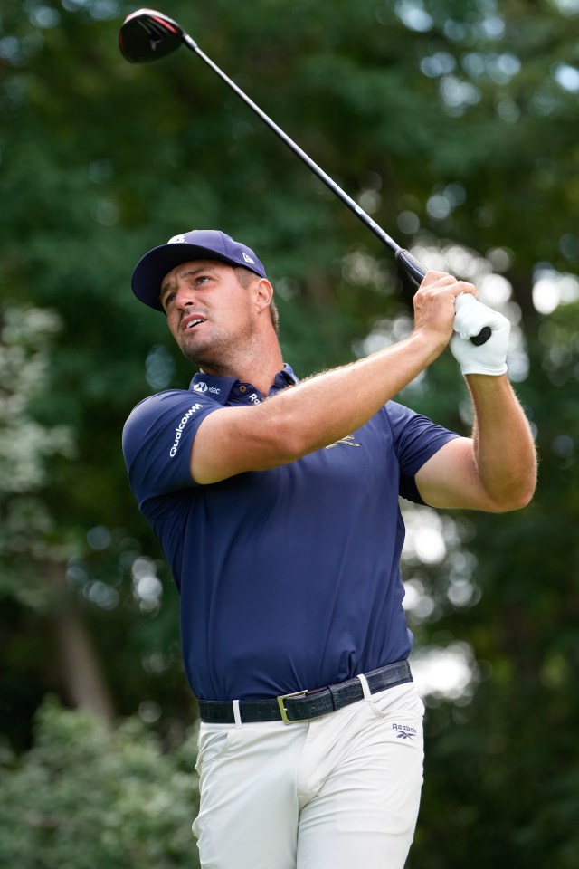 Bryson DeChambeau of Crushers GC playing golf.