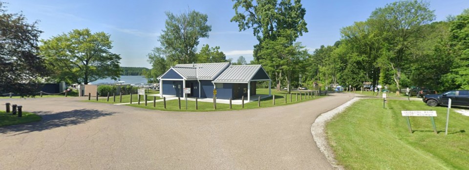 Restrooms at Atwood Lake.