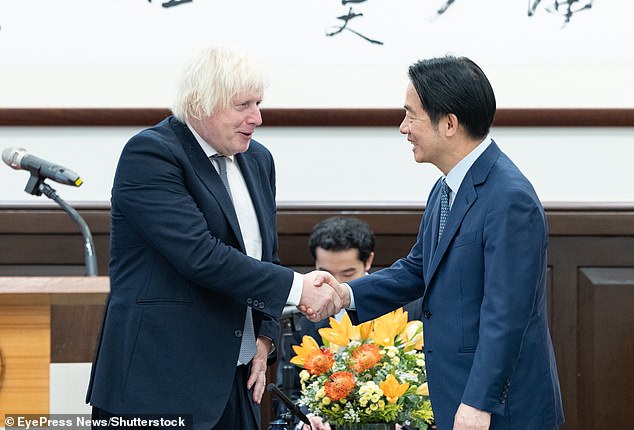 If Taiwan were overwhelmed, it would be a strategic disaster for the West – since Taiwan now makes 95 per cent of the advanced chips needed for artificial intelligence, says Boris Johnson