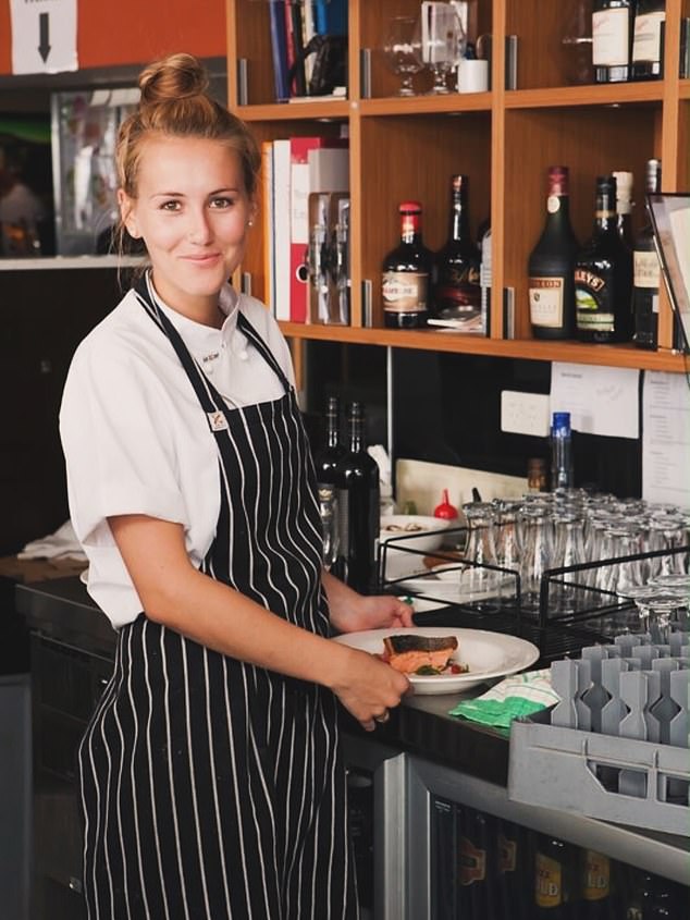 Aussie Chef Jordan Hartley was working in Britain at the time she claims Marco made inappropriate comments to her