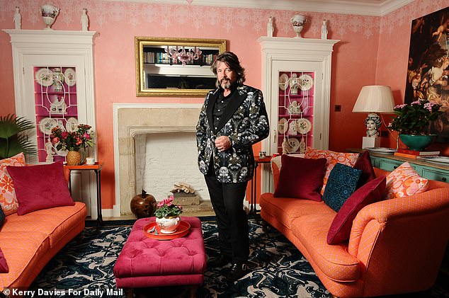 While a fan of his unique and colourful style, I wasn't prepared for what awaited me when Laurence opened the doors of his home to Daily Mail