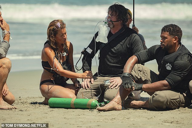 Last year, Laurence appeared on Netflix's Celebrity Bear Hunt, where he nearly died while filming a underwater task - yet he has insisted he 'loved every second of it'