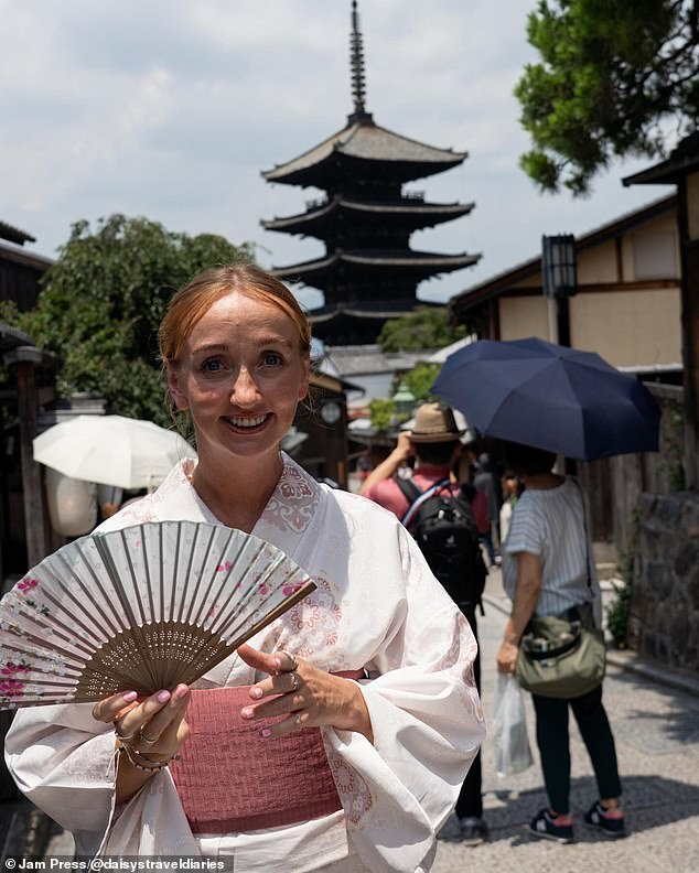 Daisy said: 'The more I travelled, the more opportunities and jobs arose, so one thing would lead to another, and my travel list kept getting longer.'