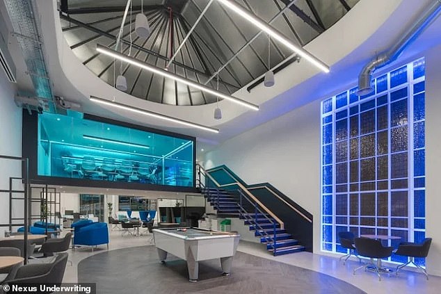 Mr Rouse has now reportedly parted ways with the company, which he joined in November 2014 according to his LinkedIn profile. Pictured: Nexus office in London