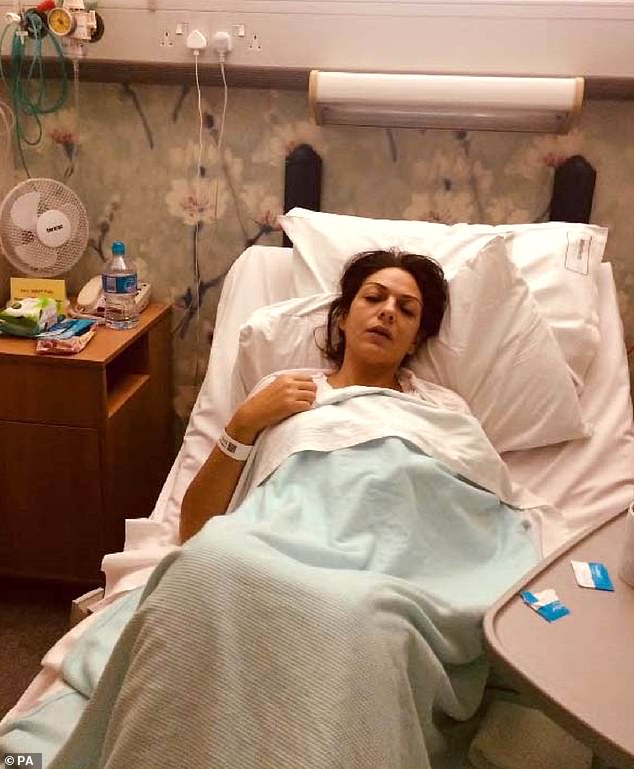 Researchers have also been fascinated by the concept of a 'cyber Munchausen' in which people may use the internet to make themselves 'feel' or at least appear 'sick'. Pictured: Nicole Elkabbas, who lied about having cancer to raise money online