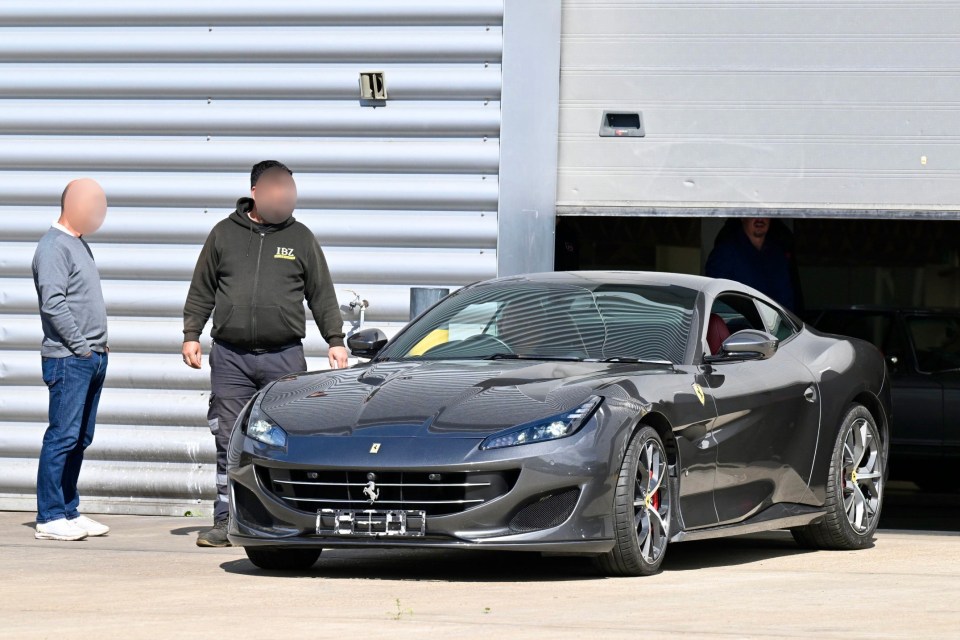 Supercar owners retrieving their cars from a bankrupt dealership.