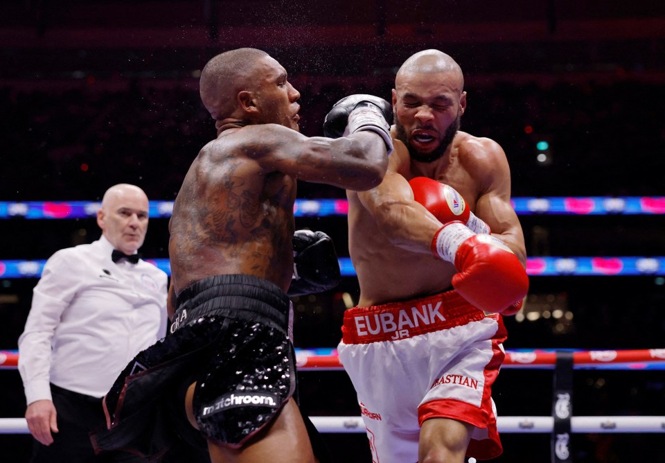 Chris Eubank Jr. boxing Conor Benn.