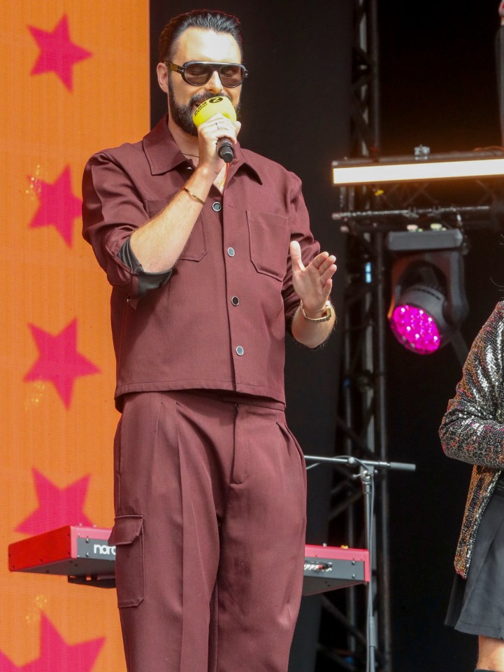 Rylan Clark hosting the Radio 2 Weekender.