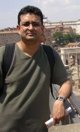 Mr Patel (pictured) bought the remarkable Devon home through his company Hare Gate Property Ltd