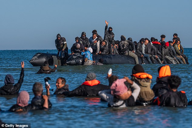 The numbers arriving on small boats - up 38 percent in the year to June - have become the focal point for the migration issue