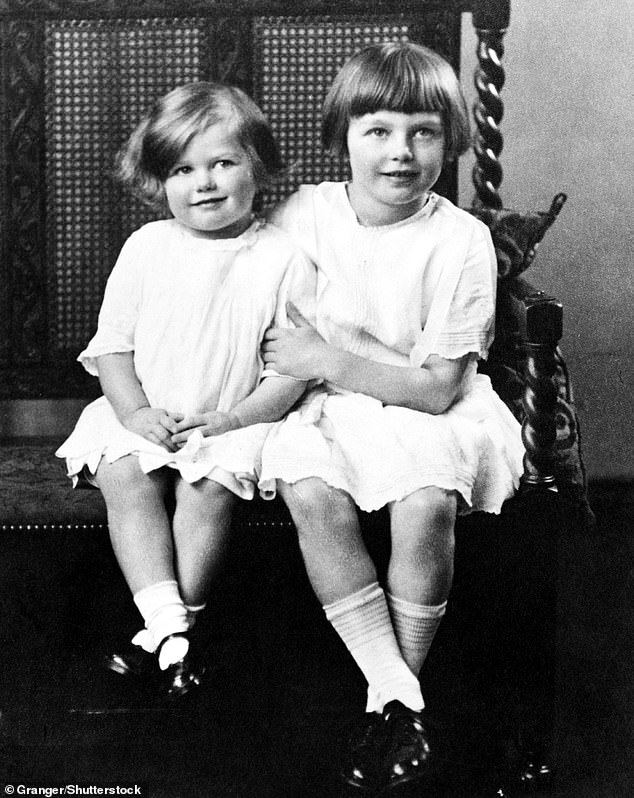 The young Margaret (pictured, left, with her sister Muriel) was not popular at school and found it hard to make friends