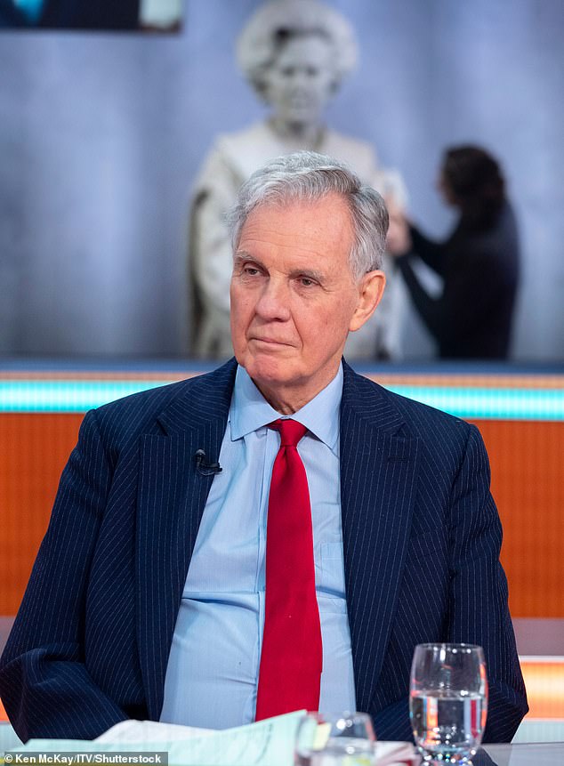 ‘The one thing she definitely lacked throughout her political career was a sense of humour,’ agrees Jonathan Aitken, former MP for Thanet East. ‘She was notorious for not getting the joke.’