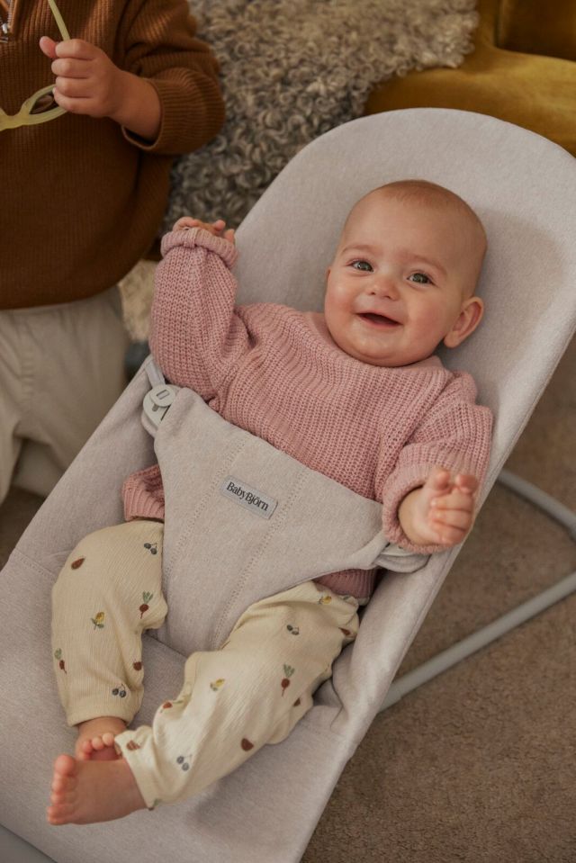 Baby in Baby Bjorn Bouncer.