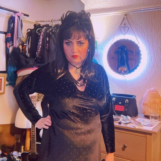 Larkman was told her home visit was related to a series of social media posts about transgender activist Freda Wallace (pictured)