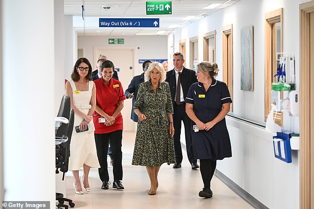 The Queen said that the campaign by Mail Group Business Editor Ruth Sunderland has ‘really has put osteoporosis on the map’