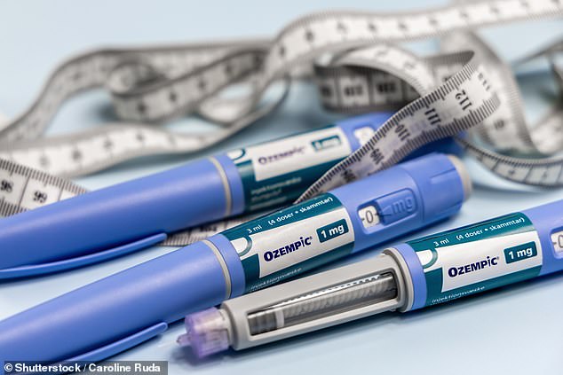 Wonder drug orforgilpron could make it even easier for millions of Britons to shed the pounds who currently inject themselves every week with weight-loss jabs such as Ozempic (file image)