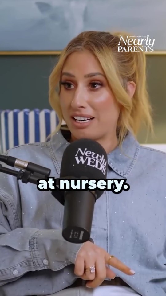Stacey Solomon on the Nearly Parents podcast.