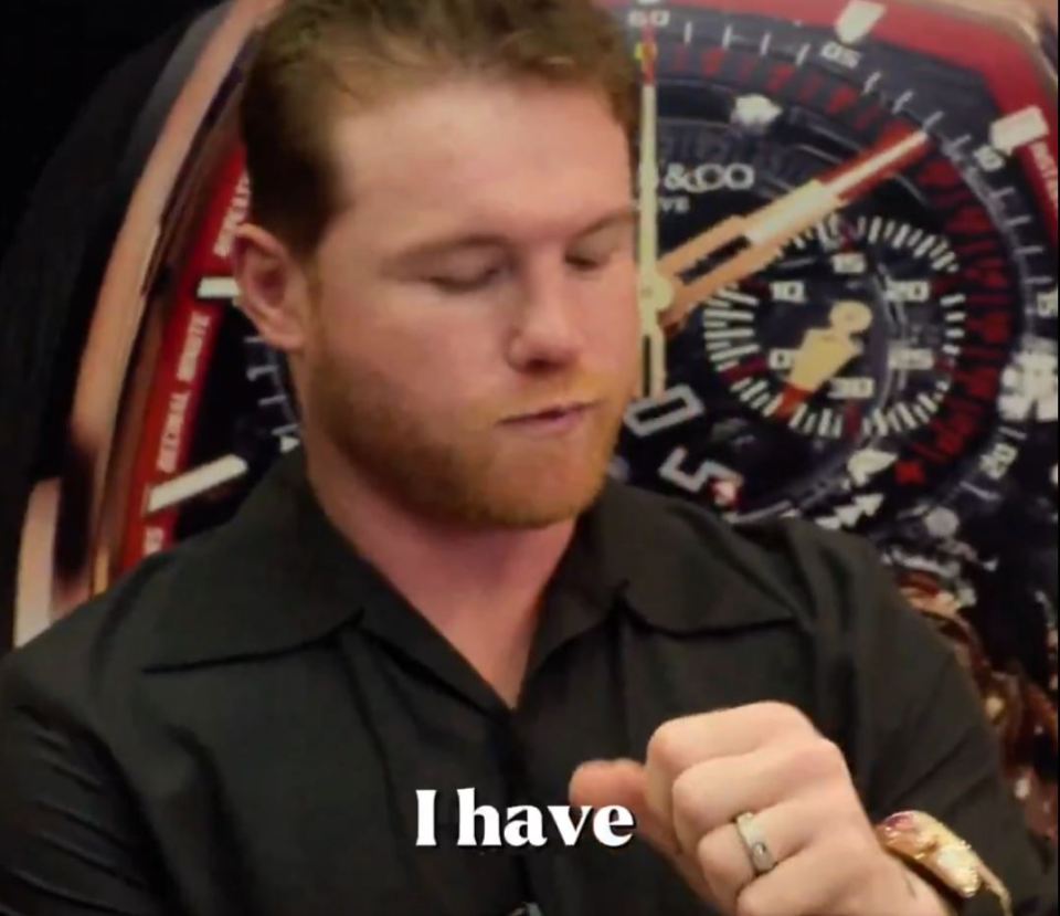 Man showing off a ring while saying "I have".