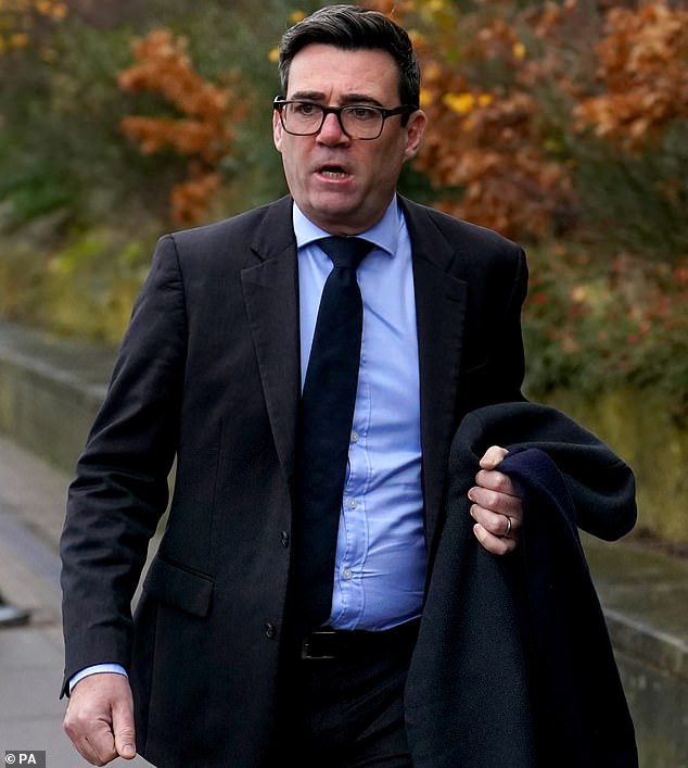 Greater Manchester mayor Andy Burnham threw his support behind two former ministers who are allies of his and demanded a 'reset' of Sir Keir's 'London-centric' administration