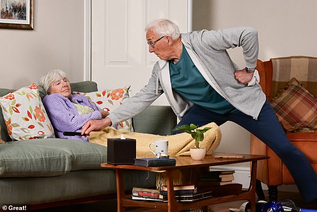 The former baker, who turned to acting in later life and is the star of a new series of television ads for Great! TV
