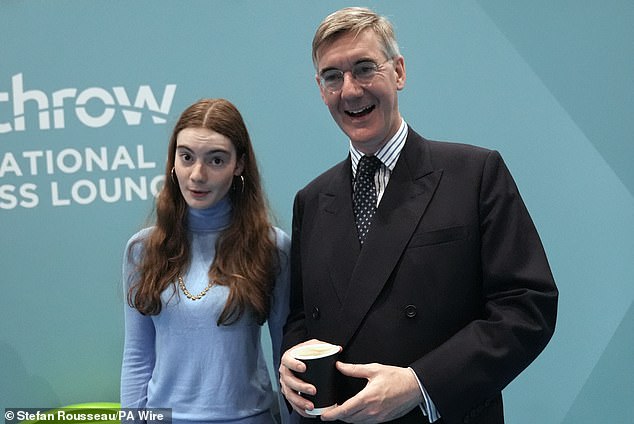Despite making an appearance at Reform's conference this weekend, Sir Jacob Rees-Mogg insisted he would not be defecting - even though his daughter Mary has joined the party