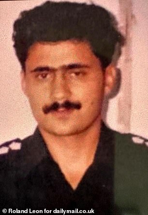 The father-of-two and ex-cavalry officer (pictured when he was in the Indian army), who is the son of an army major, made it clear to the Daily Mail through a colleague in January he has 'done nothing wrong'