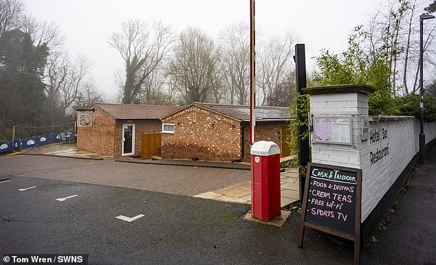 The pub's website reads: 'Cask N Tandoor beckons you to embark on a gastronomic journey where tradition meets innovation'. Pictured: The Cask N Tandoor