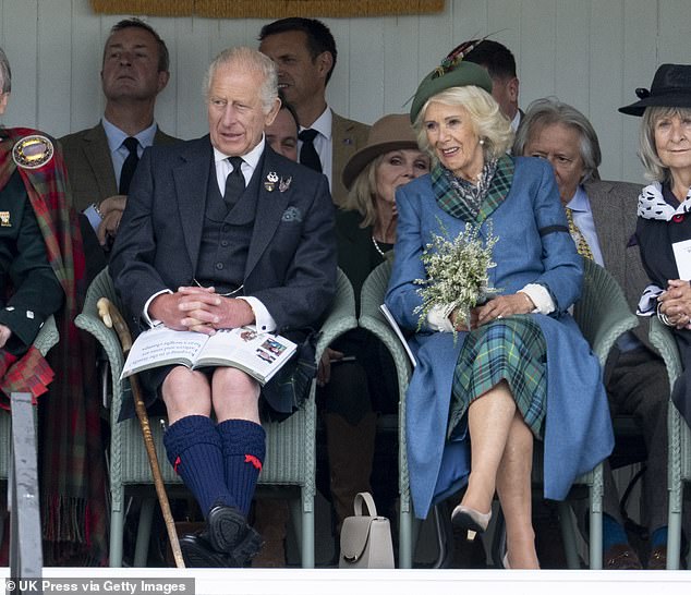 Yesterday, the King and Queen were once again joined by Dame Joanna for the Braemar Royal Highland Gathering