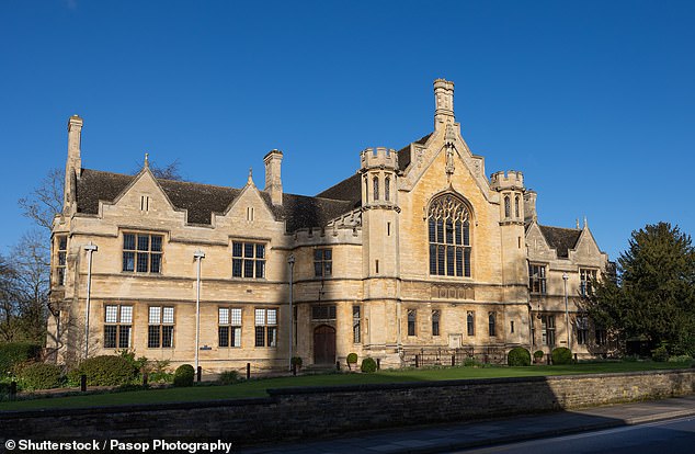 Larger properties with 2,500 square feet mostly touch the million pound mark and the market is partly driven by the reputation of Oundle School (pictured)