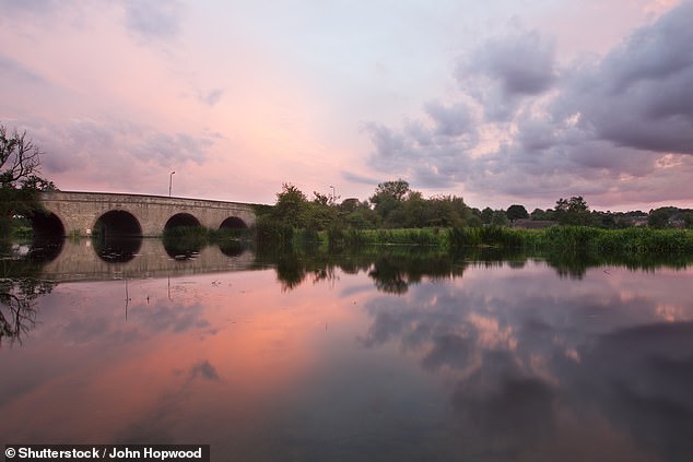'You almost have to pinch yourself every day and realise what a privilege it is to have a business here,' she added (Pictured: Oundle Bridge)
