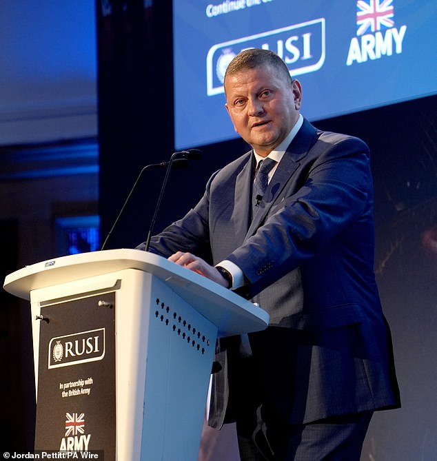 War hero Valerii Zaluzhnyi, known as the 'Iron General' (pictured in 2024), warns that Netrebko's appearance at the Royal Opera House is 'a test' by Vladimir Putin of Kyiv's 'closest and most devoted ally'