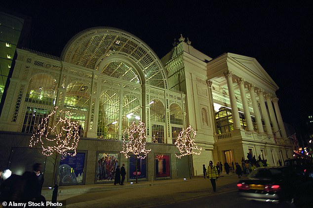 The Royal Opera House invited Netrebko back for the first time in six years to open the season on Thursday to sing Tosca by Giacomo Puccini at Covent Garden (pictured)