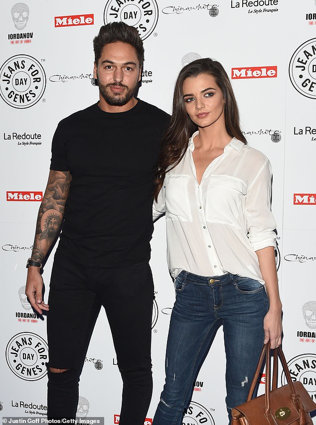 Mario enjoyed a string of high-profile relationships including with model Emma McVey (pictured in 2015)