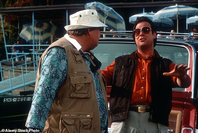 His funeral was held on March 9, 1994, at St. Martin of Tours church, Brentwood, California. Dan Aykroyd, Candy's co-star in 1988's The Great Outdoors, delivered the eulogy