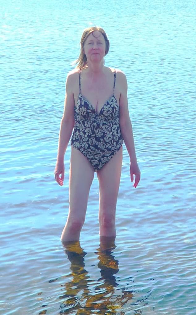 Michele Bourda (pictured), 59, suddenly disappeared from Ofrynio beach in the Greek city of Kavala on August 1