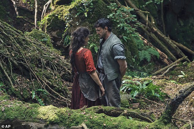 The cast also includes Taylor Swift's ex Joe Alwyn, 34, as well as Oscar nominee Emily Watson and Alien Earth's David Wylmot (Paul and Jessie pictured in the movie)
