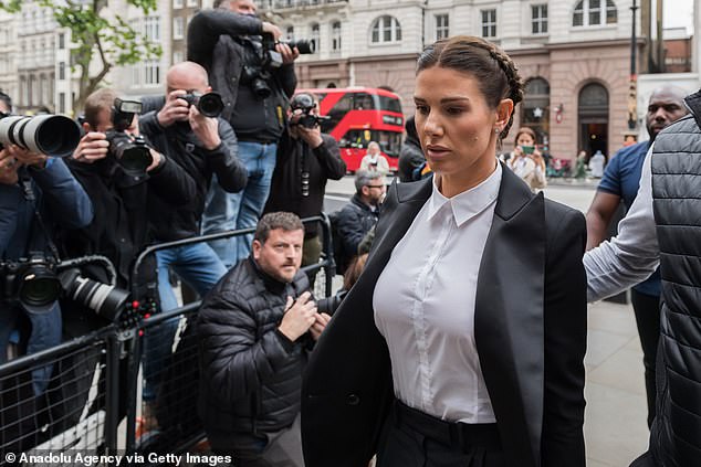 The couple's move abroad has the potential to prove a social boost to Rebekah, after she was embroiled in the infamous 'Wagatha Christie' scandal in the UK (pictured in 2022)