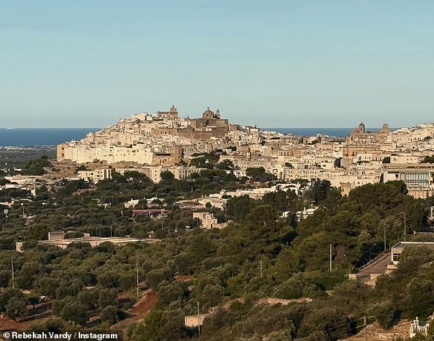 She also shared stunning views of their new home